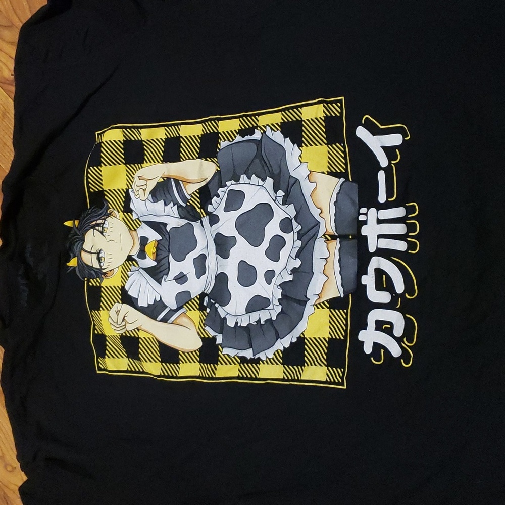 Cow boy maid t-shirt